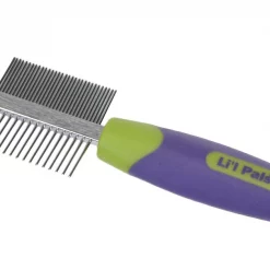 Li'l Pals Double-Sided Dog Comb, Color Varies