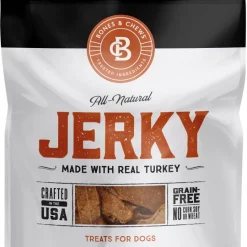 Bones & Chews All Natural Grain-Free Jerky Made With Real Turkey Dog Treats