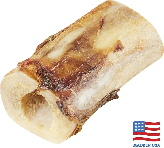Bones & Chews Made in USA Roasted Marrow Bone 3" Dog Treat 1 Bones & Chews Made in USA Roasted Marrow Bone 3" Dog Treat