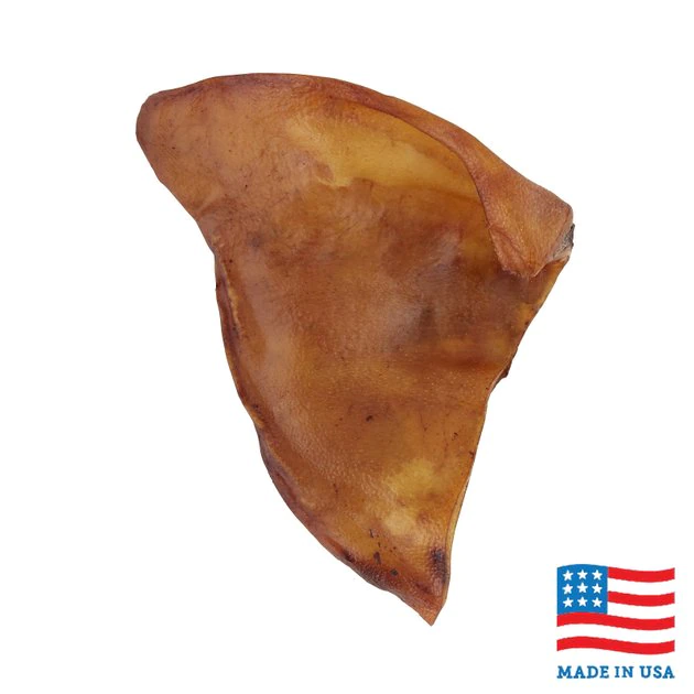 Bones & Chews Made in USA Pig Ear 1 Bones & Chews Made in USA Pig Ear