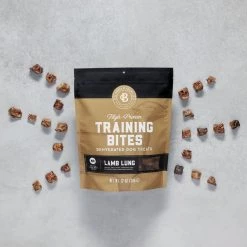 Bones & Chews All-Natural Lamb Lung Training Bites Dehydrated Dog Treats -Bones & Chews || Coastal Pet Products Sales 173304 PT2. SY630 V1568045274