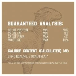 Bones & Chews All-Natural Lamb Lung Training Bites Dehydrated Dog Treats -Bones & Chews || Coastal Pet Products Sales 173304 PT6. SY630 V1568047323