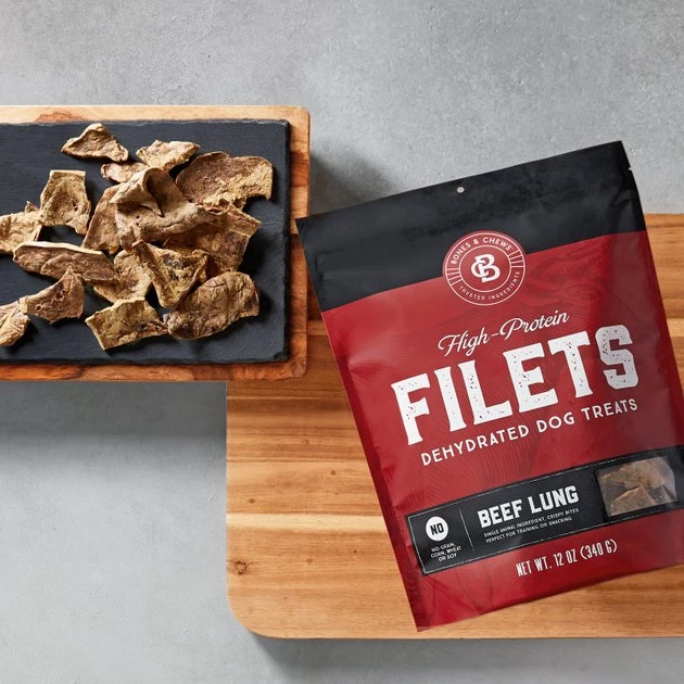Bones & Chews All-Natural Beef Lung Filets Dehydrated Dog Treats 3 Bones & Chews All-Natural Beef Lung Filets Dehydrated Dog Treats - Image 3