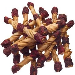 Bones & Chews 8" Jerky Wrappped Dog Treats, 15 ct