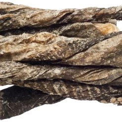 Bones & Chews 6” Cod Skin Twists Dog Treats, 12ct