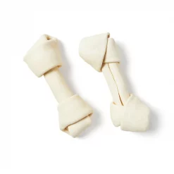 Bones & Chews 7-8" Rawhide Bone Dog Treats, 2ct