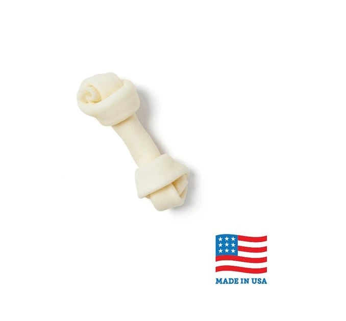 Bones & Chews Made in USA 4" Rawhide Bone Dog Treat, 1ct 1 Bones & Chews Made in USA 4" Rawhide Bone Dog Treat, 1ct