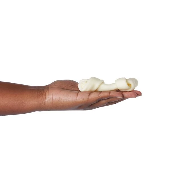 Bones & Chews Made in USA 4" Rawhide Bone Dog Treat, 1ct 2 Bones & Chews Made in USA 4" Rawhide Bone Dog Treat, 1ct - Image 2