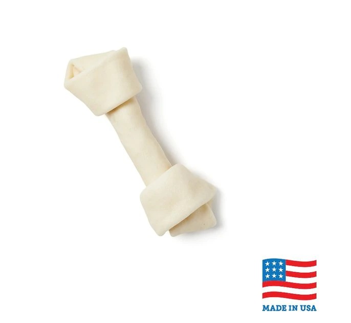 Bones & Chews Made in USA 8" Rawhide Bone Dog Treat 1 Bones & Chews Made in USA 8" Rawhide Bone Dog Treat