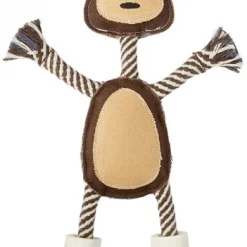 Bones & Chews Rope Monkey with Bone Dog Toy, 14"