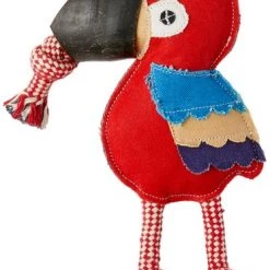 Bones & Chews Rope Toucan with Hoof Dog Toy, 10"