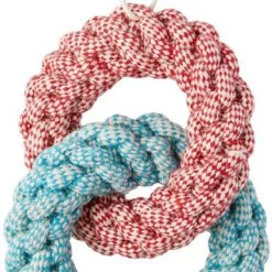 Bones & Chews Rope Rings with Bone Dog Toy, 1 count