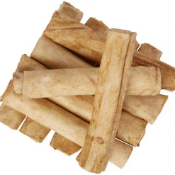 Bones & Chews 5" Stuffed Rawhide Roll Dog Treats, 10 count