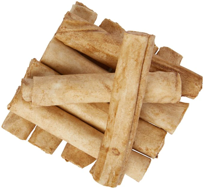 Bones & Chews 5" Stuffed Rawhide Roll Dog Treats, 10 count 1 Bones & Chews 5" Stuffed Rawhide Roll Dog Treats, 10 count