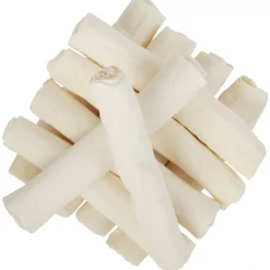 Bones & Chews 7" Rawhide Retriever Roll Dog Treats, 10 count