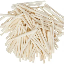 Bones & Chews 5" Compressed Rawhide Twist Sticks Dog Treats, 100 count