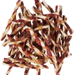 Bones & Chews Triple Flavor Rawhide Twist Dog Treats, 40 count