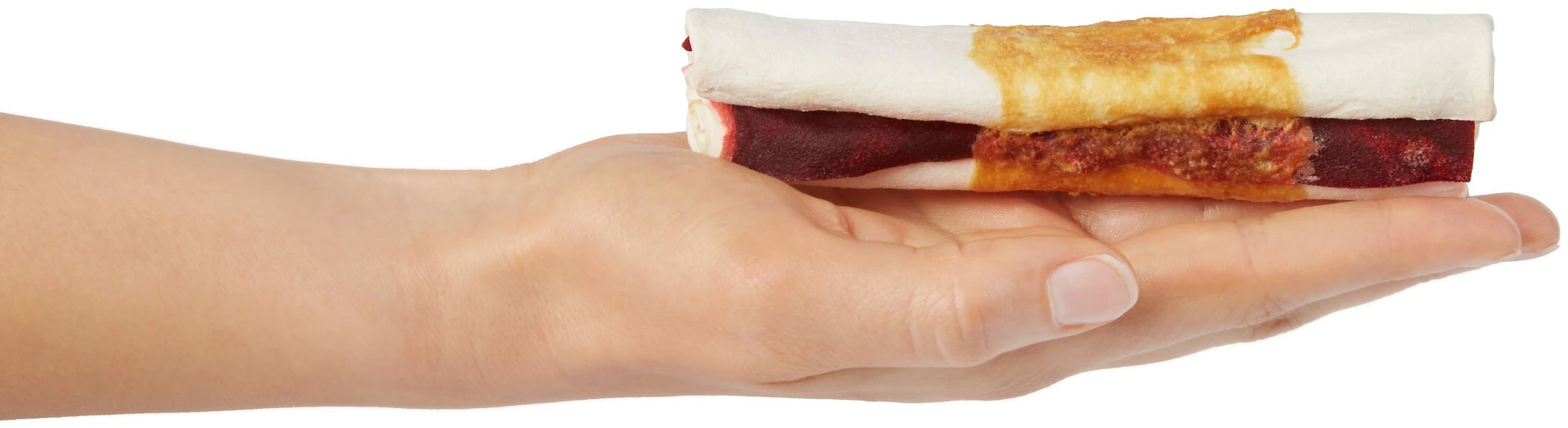 Bones & Chews Triple Flavor Rawhide Roll Dog Treats, 2 count 3 Bones & Chews Triple Flavor Rawhide Roll Dog Treats, 2 count - Image 3