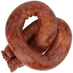 Bones & Chews 6" Beef Basted Rawhide Pretzel Dog Treat, 1 count