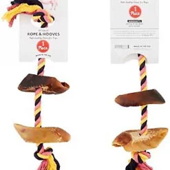 Bones & Chews Made in USA Cotton Rope with Hooves Toy + Bully Stick 6" Dog Treats -Bones & Chews || Coastal Pet Products Sales 292786 PT2. SY630 V1620002535