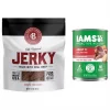 Iams||Bones & Chews Iams ProActive Health Adult With Lamb & Rice Pate Canned Food + Bones & Chews All Natural Grain-Free Jerky Made with Real Beef Dog Treats