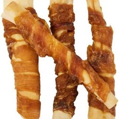 Bones & Chews 6" Steak Wrapped Water Buffalo Tail Dog Treats