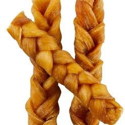 Bones & Chews 6" Braided Water Buffalo Tendon Dog Chews