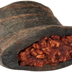 Bones & Chews Bully Stuffed Water Buffalo Horn Dog Treats