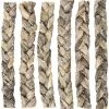 Bones & Chews 8" Braided Braided Cod Skin Dog Treats
