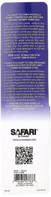 Safari Flea Comb for Dogs 2 Safari Flea Comb for Dogs - Image 2