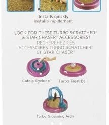 Bergan Turbo Scratcher Cat Toy Teaser Extension 11 Bergan Turbo Scratcher Cat Toy Teaser Extension -Bones & Chews || Coastal Pet Products Sales 79191 PT5. SY630 V1535665651