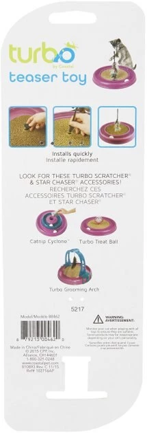 Bergan Turbo Scratcher Cat Toy Teaser Extension 6 Bergan Turbo Scratcher Cat Toy Teaser Extension - Image 6