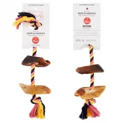 Bones & Chews Made in USA Cotton Rope with Hooves Dog Toy, Color Varies -Bones & Chews || Coastal Pet Products Sales 86883 PT3. SY630 V1635946878